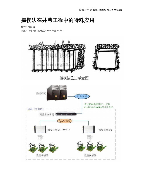 撞楔法在井巷工程中的特殊应用