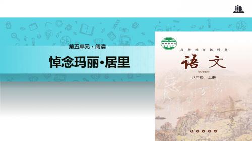 长春版语文八年级上册15《短文二篇》《悼念玛丽·居里》课件