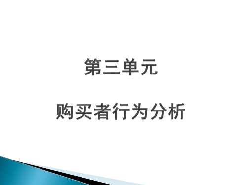 购买者行为分析