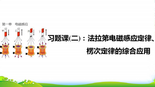 教科版高中物理选修32课件：第一章 电磁感应习题课(二)