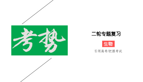 2020版高考生物二轮新考势课件：选择题的解题方法和技巧
