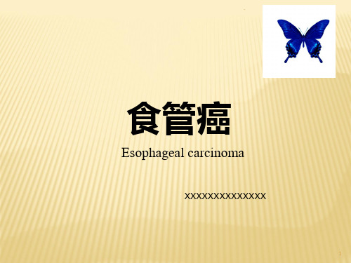 食管癌护理PPTppt课件