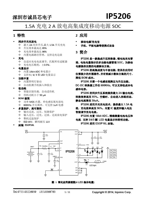 IP5206  datasheet v1.0