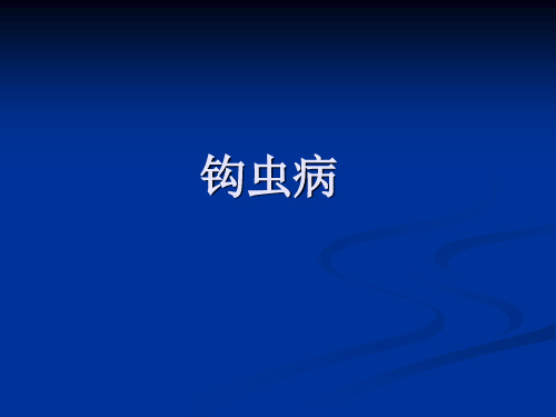 钩虫病 PPT课件
