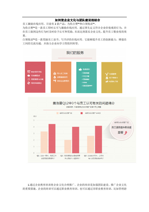 如何使企业文化与团队建设相结合