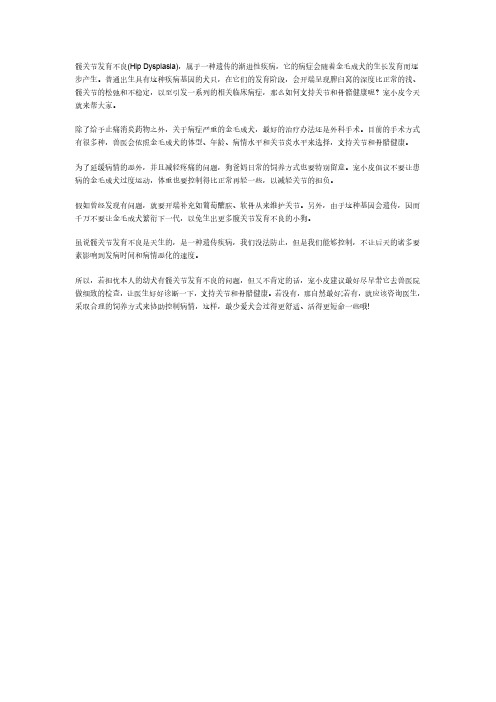 金毛成犬选什么狗粮帮助骨骼健康,宠小皮持关节和骨骼健康