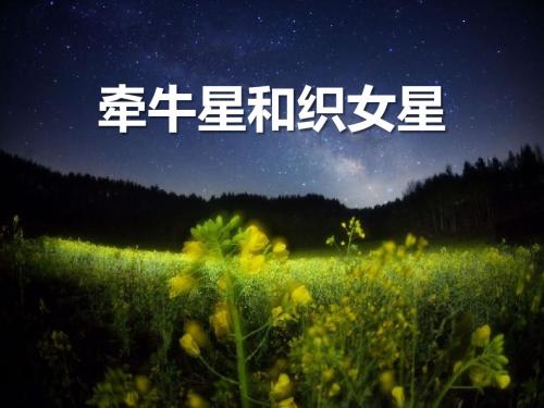 《牵牛星和织女星》精品ppt课件2