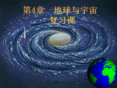 浙教版七年级下册科学第四章地球与宇宙复习  ppt课件