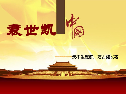 袁世凯生平事迹