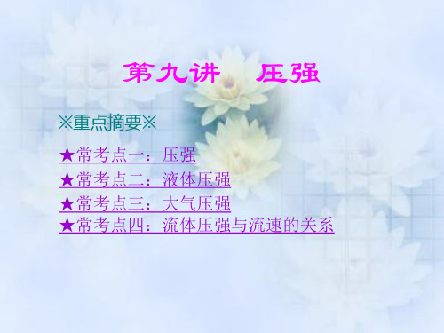 中考复习——压强