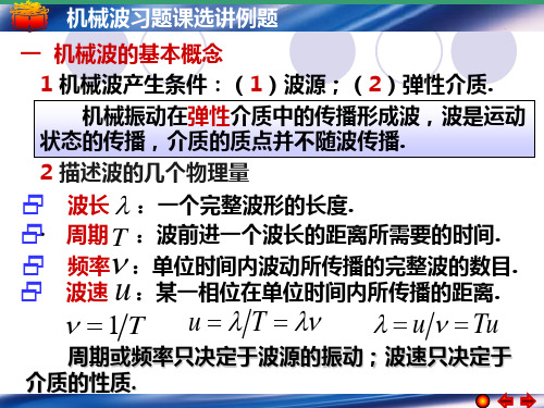 第六章机械波习题课