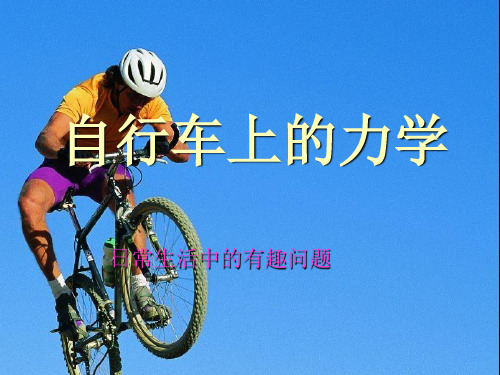 自行车的力学问题(10)
