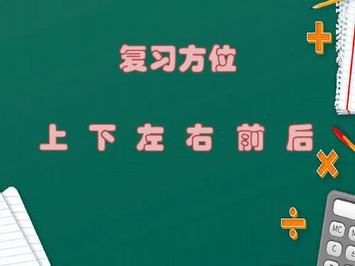 冀教版数学二年级上册《从不同位置观察物体》课件公开课(1)