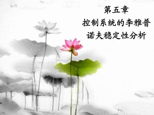 5.2李亚普诺夫稳定性分析
