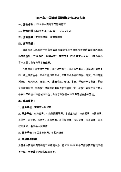 南京梅花节