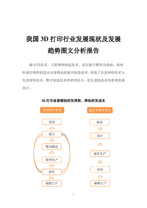 我国3D打印行业发展现状及发展趋势图文分析报告