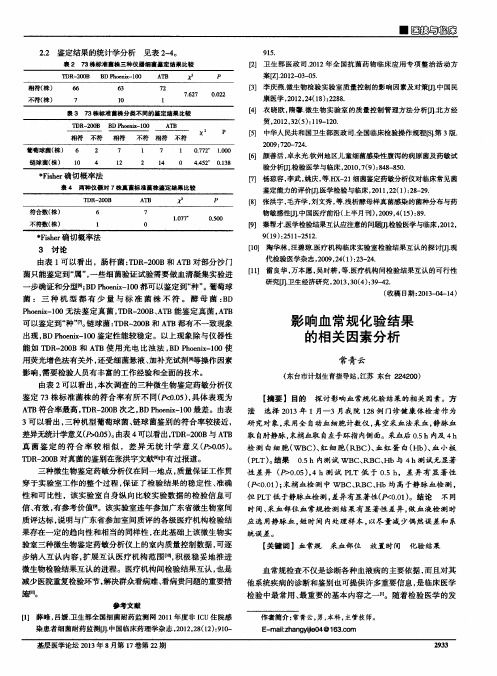 影响血常规化验结果的相关因素分析