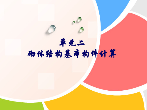 【建筑】砌体工程课件二ppt模版课件