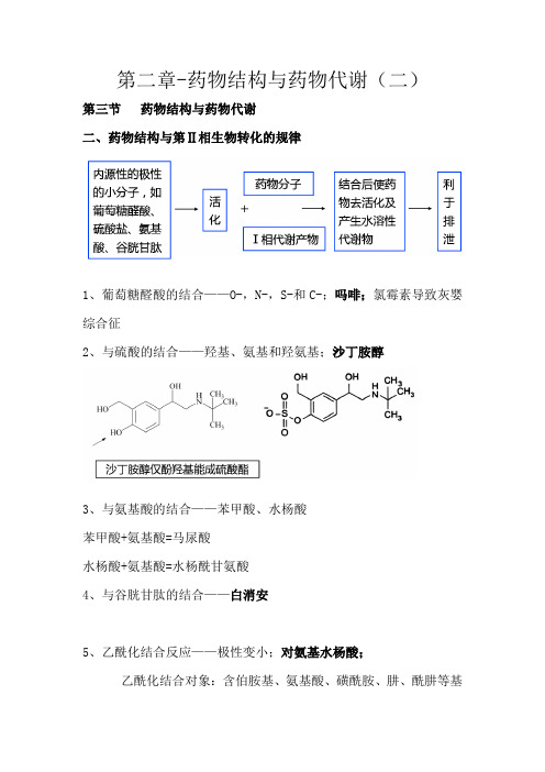 执业药师资格考试药学专业知识(一)考试重点-药物结构与药物代谢(二)