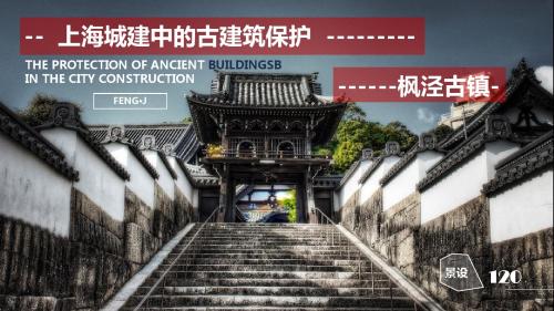 枫泾古镇