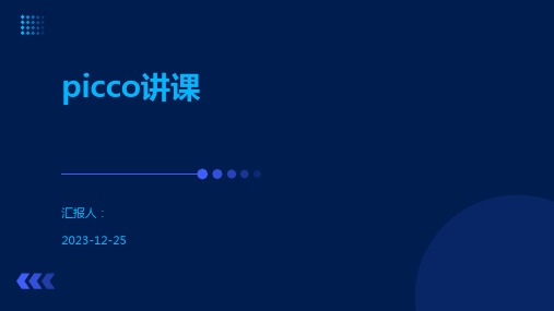 picco讲课