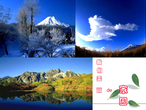 初中政治  地球的第一声叹息 人民版  优秀公开课件