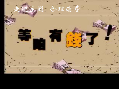 九年级 7.3学会合理消费