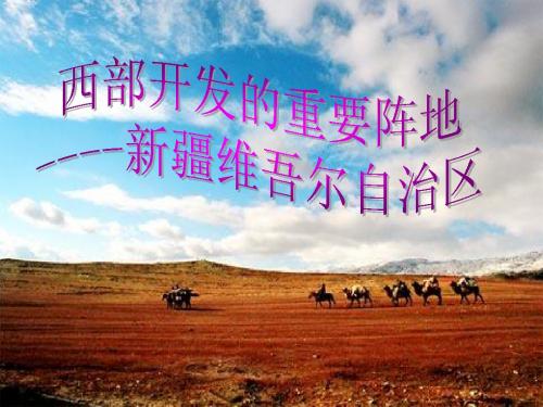 西部开发的重要阵地——新疆维吾尔自治区