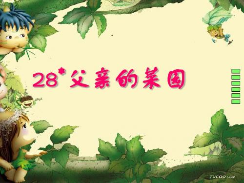 《父亲的菜园》PPT课件