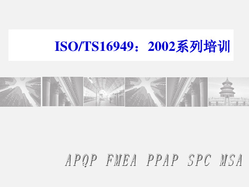 ISO TS16949五大工具系列培训文档