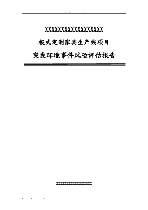 板式家具风险评估报告623