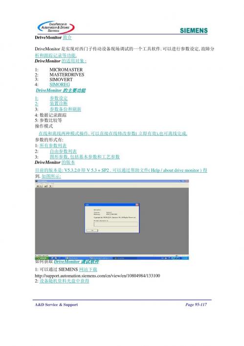 课件6-调试软件DrivemonitorforM440-文档资料