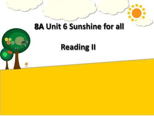 牛津译林英语 八年级下册Unit6Reading2(共20张PPT)