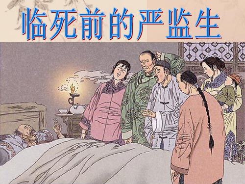 临死前的严监生