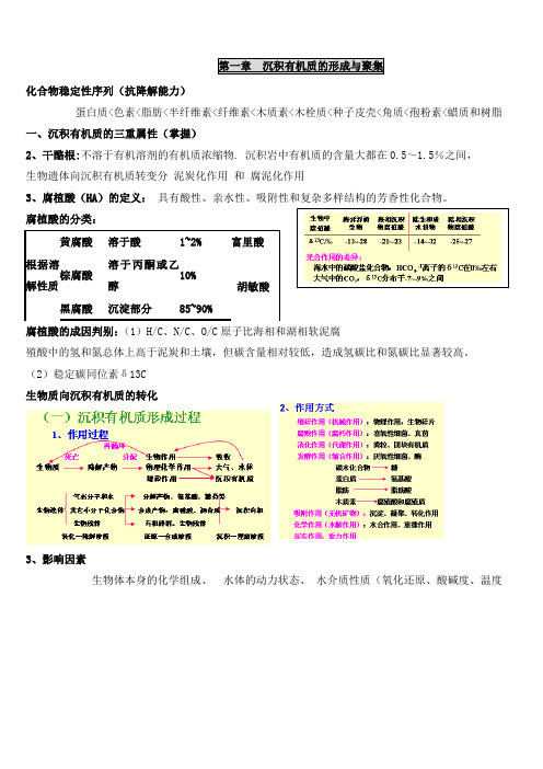 中国矿业大学能源地质学考试材料