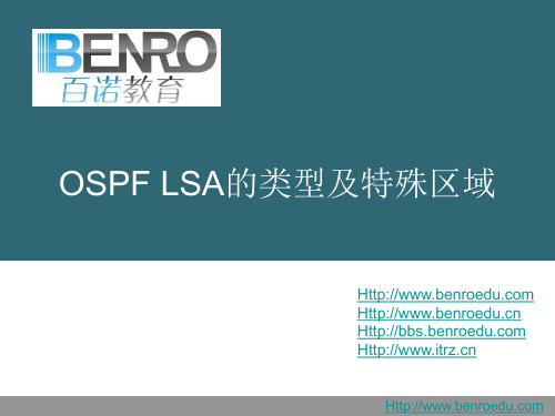 OSPF LSA的类型及特殊区域