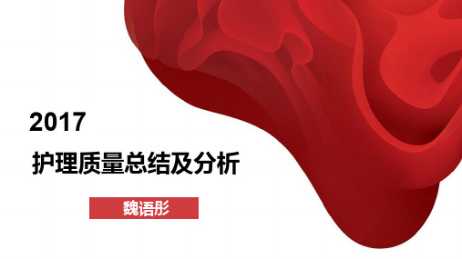 精神科护理质量总结及分析PPT课件
