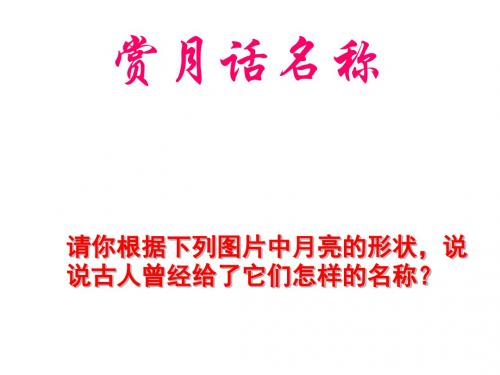 苏教版语文七年级下册 7.《月迹》ppt课件