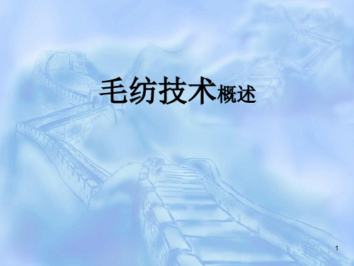 毛纺技术概论PPT课件