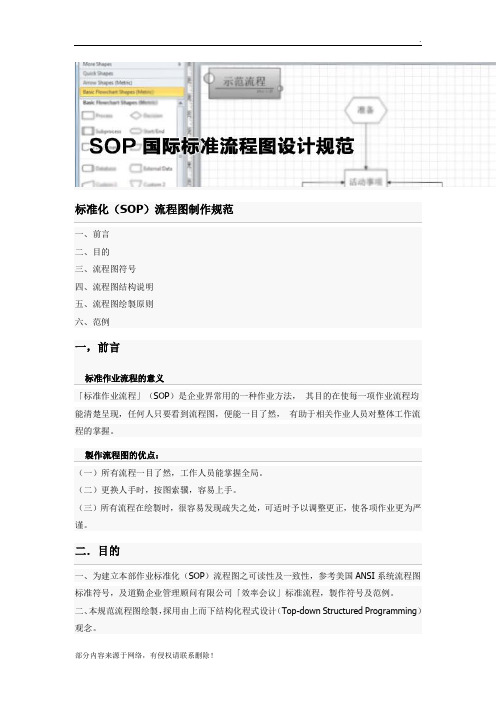 标准化(SOP)流程图制作规范