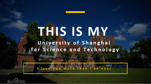 上海理工大学PPT