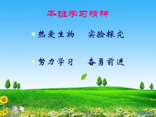 七年级上册生物第二节  植物根的生长