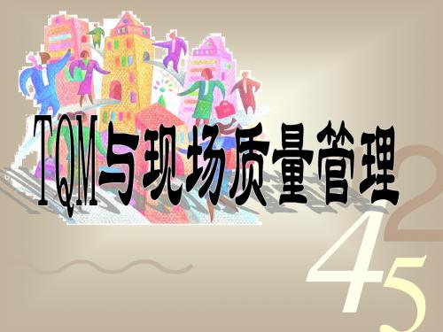 生产现场管理：TQM与质量管理课件资料
