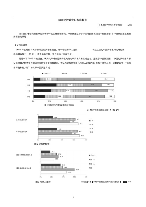10国际比较看中日家庭教育--胡霞解析