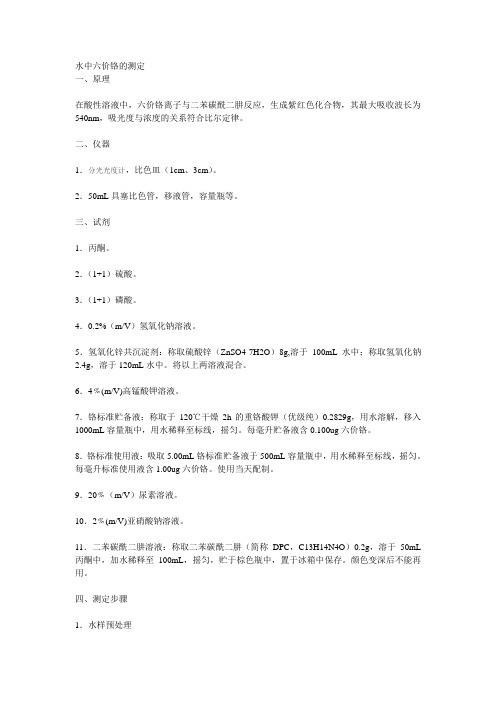 六价铬测定