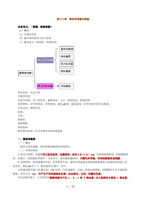 微生物检验病原性球菌及检验