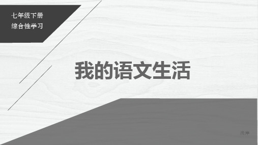 七下综合性学习：我的语文生活 优秀课件PPT(招牌、广告、对联)