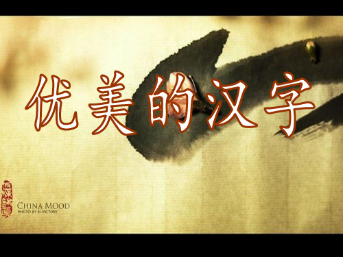 人教版高中语文必修一梳理探究《优美的汉字》课件(共91张PPT)