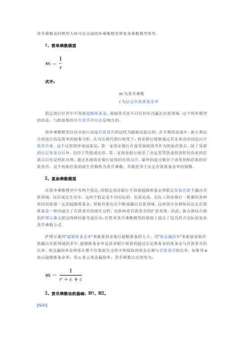 货币乘数