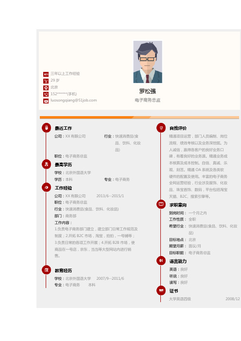 电子商务总监求职